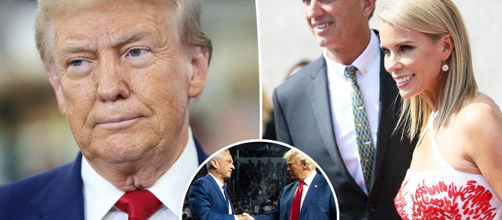 Some inside the Trump and RFK Jr.’s camps hope Cheryl Hines dumps the scion over sexting scandal