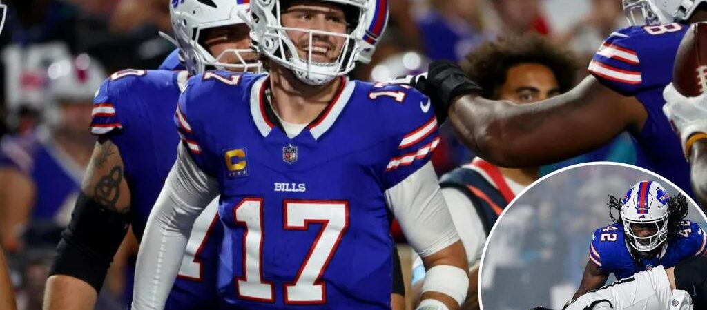 Josh Allen shines as Bills thrash Trevor Lawrence, Jaguars in ‘MNF’ rout