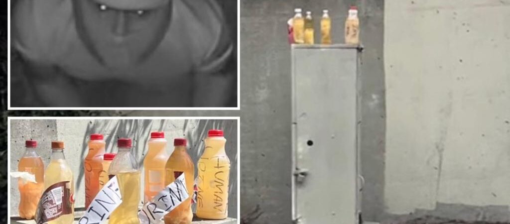 ‘Piss Bandit’ who taunts locals with urine bottles is California’s number-one menace