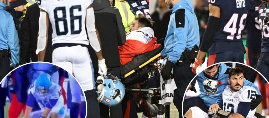 Chad Kelly suffers gruesome leg injury in CFL playoffs