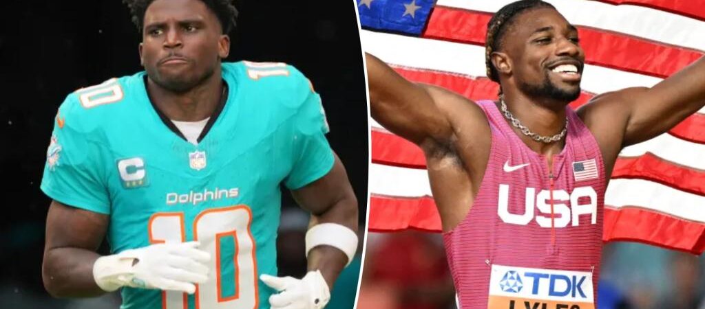 Tyreek Hill chides Noah Lyles after their 100m race canceled for ‘personal reasons’
