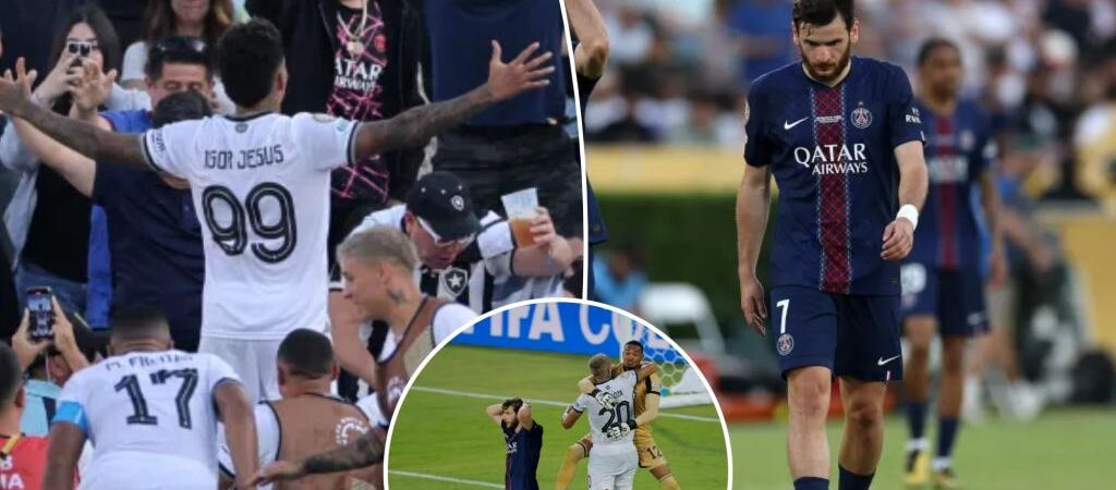 PSG downed in stunning FIFA Club World Cup upset by Botafogo