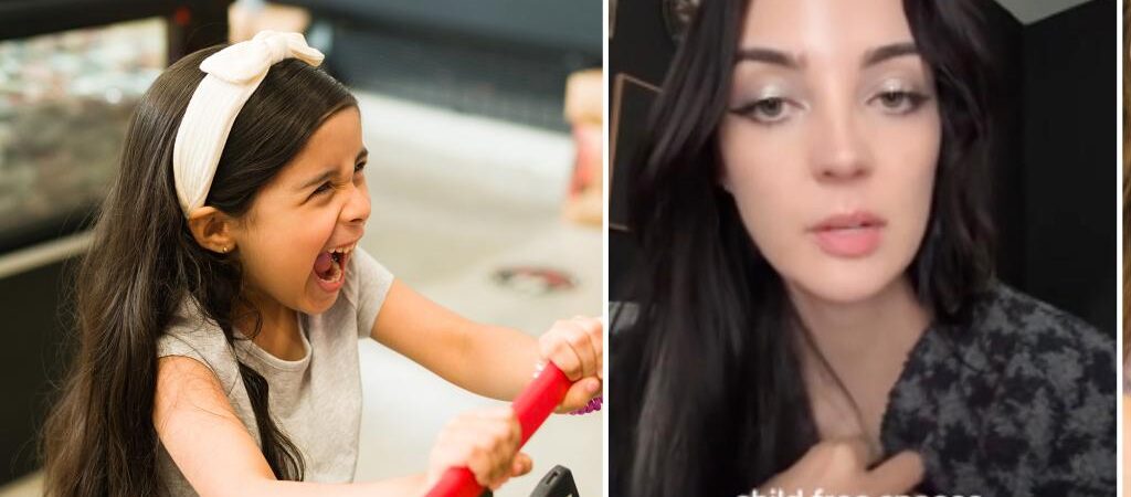 Frustrated woman argues for more childfree businesses