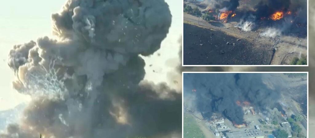 Human remains found at California fireworks warehouse where 7 went missing after explosion, massive blaze