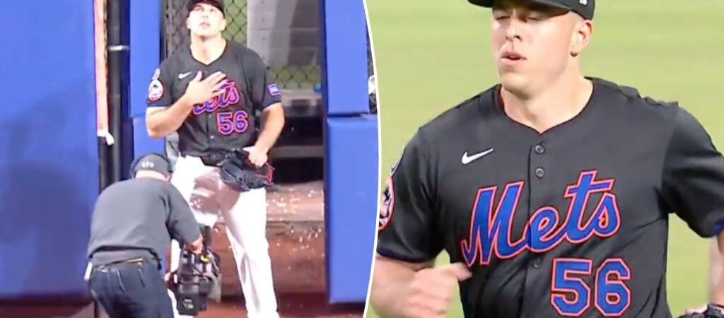 Mets fans get first taste of Ryan Helsely’s ‘Hell’s Bells’ walkout