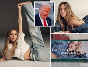 Trump praises Sydney Sweeney after learning she’s a registered Republican as woke mob torches her American Eagle jeans ad
